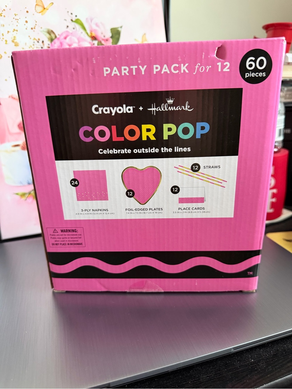 Crayola Color Pop Pink Party Pack - 60 Pieces